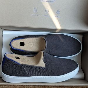 Rothy's Steel Gray Sneaker NIB 9 new unworn